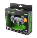 ESPERANZA GAMEPAD BEZPRZEW. PC/PS3 USB GLADIATOR BIAŁO-CZARNY