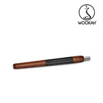 Wooden mouthpiece Wookah Merbau + Black Skin