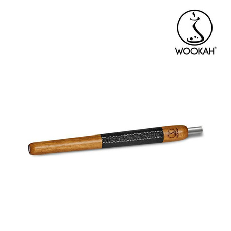 Мундштук деревянный Wookah Iroko + Черная Кожа