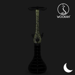 Fajka Wodna Wookah Mastercut Striped Black Lumi Red