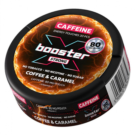 Кофеїнові подушечки - X-Booster Coffee Caramel 80mg