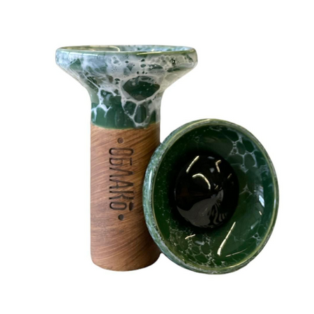 Чаша Oblako Flow - Black on Dark Green