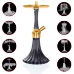 Fajka Wodna Aladin Epox 360 Czarno Zlota