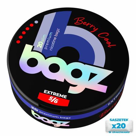 Никотиновые пакетики BAGZ Berry Cool 5/6 EXTREME