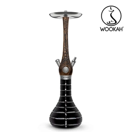 Waterpipe Wookah Mastercut  Striped Black Grom Wenge