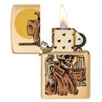 Zapalniczka ZIPPO - WILD WEST SKELETON