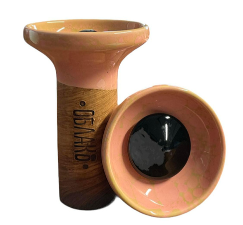 Чаша Oblako Flow - Black on Pink/Light