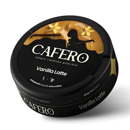 Кофеїнові подушечки - CAFERO Vanilla Latte 80mg