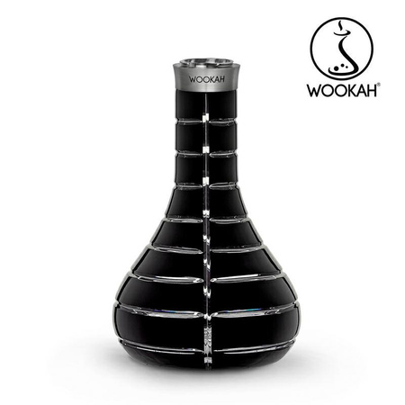 Vase Wookah Striped Black
