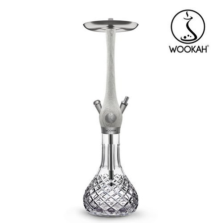 Waterpipe Wookah Mastercut Crystal Check White Nox