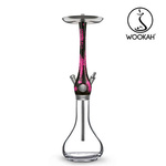 Wasserpfeife Wookah Crystal Smooth Black Pink