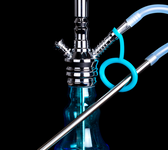 Uchwyt I Uszczelka Na Wężą Silikonowy KS Tongo Pomarańczowy