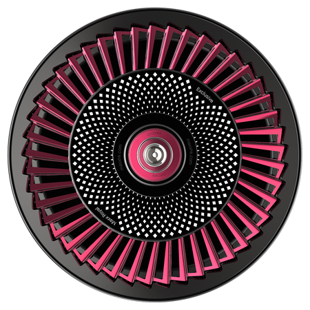 Fajka Wodna Maxx Royal Ruby Black Screw