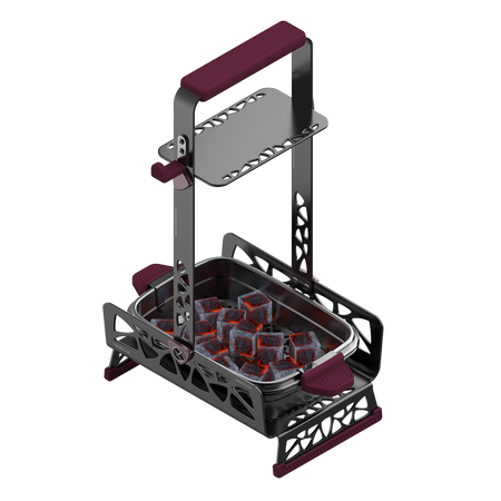 Корзинка для угля Maxx Black M