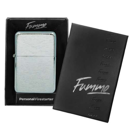 Zapalniczka benzynowa Fummo Chrome Brushed (Gift Box)