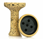 Чаша Oblako Mono Black Dark Yellow