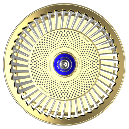 Fajka Wodna Maxx Royal Ocean Gold Screw