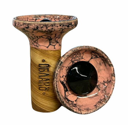 Чаша Oblako Flow - Black on Pink/Black