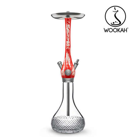 Кальян Wookah Mastercut Crystal Quills Red/White