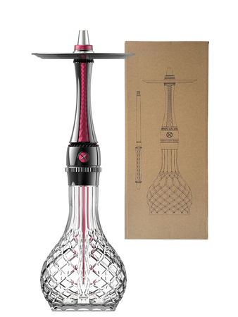Narghilea Maxx Royal Ruby black Screw