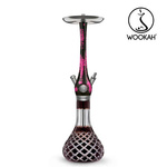 Waterpipe Wookah Mastercut Check Brown Black Pink