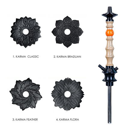 Кальян (Корпус) Karma 1.2 Walnut Orange New