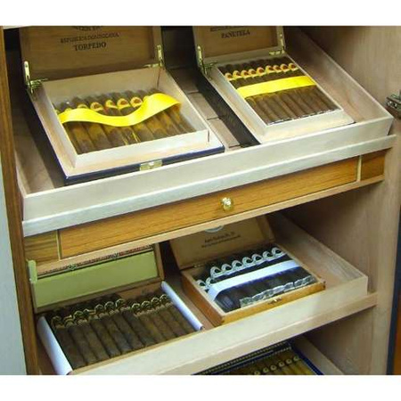 Humidor - Brauner Zigarrenschrank (Groß)