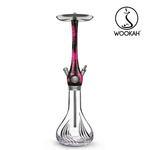 Waterpipe Wookah Crystal Flames Black Pink