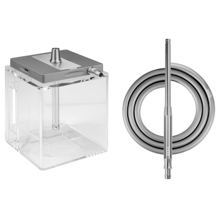 Shisha Hoob Atom Space Grey x SS x TR
