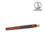 Wooden mouthpiece Wookah Merbau Brown Leather