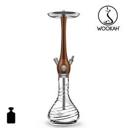 Waterpipe Wookah Crystal Tornado Merbau