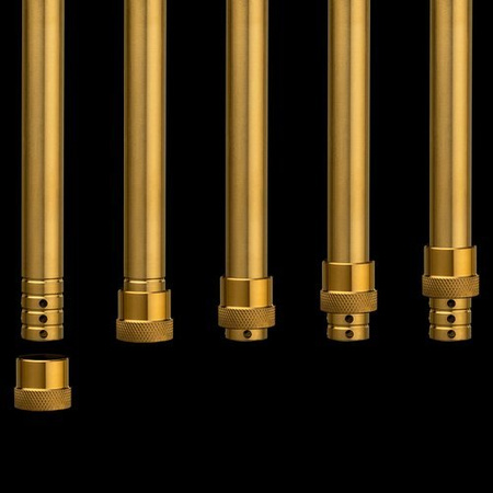 Кальян Aladin MVP 360 Золотой Прозрачный