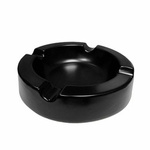 Black Round Cigar Ashtray