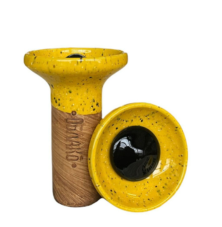 Shisha-Kopf Oblako Flow Black On Yellow