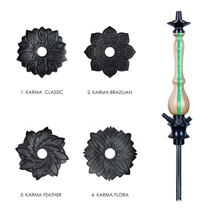 Кальян (Корпус) Karma 3.1 Stripe Green