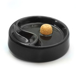 Black pipe ashtray