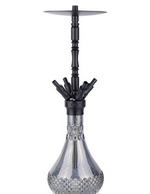 Fajka Wodna WD Hookah Alu Black A43B 7 Grey