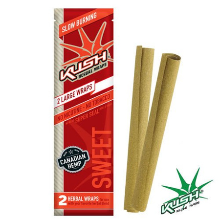 Rolling Papers Kush Herbal Wraps x2 Sweet