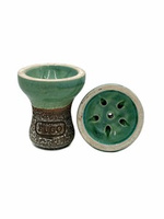 Hookah bowl FUGO Turka Glaze GREEN