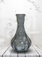 Vase VG Drop Wave Grey Smoke