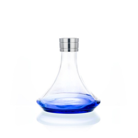 Wasserpfeife Aladin MVP 360 Silber Transparent Blau