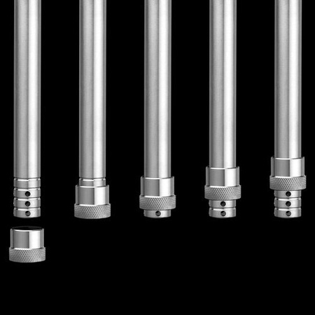 Wasserpfeife Aladin Rocket Silver Clear
