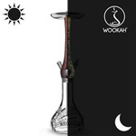 Waterpipe Wookah Crystalt Comet Lumi Red