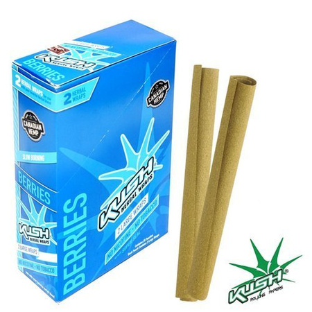 Zigarettenpapier Kush Herbal Wraps x2 Berries