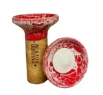 Hookah bowl Oblako Flow - White on Red Marble