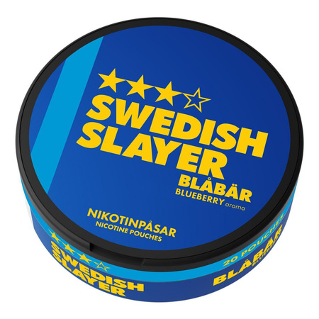 Nikotinbeutel Swedish Slayer Blabar 3/4