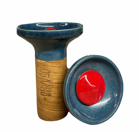 Kopf Oblako Flow - Red on Aqua