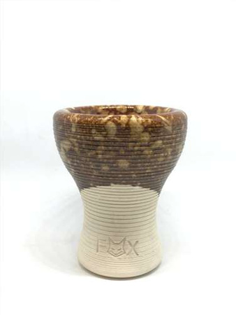 Hookah bowl Fox Masta Turkish White Brown