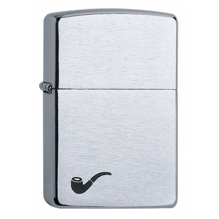 Zapalniczka ZIPPO - PIPE CHROME BRUSHED