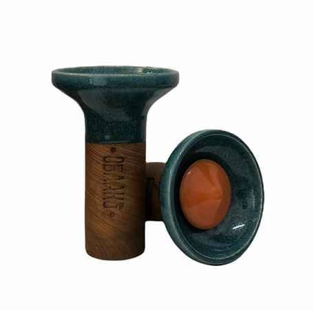 Kopf Oblako Flow - Orange on Green